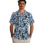 West Virginia Mountaineers Hawaiian Shirt – Hibiscus Motif
