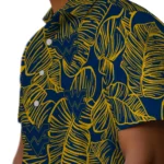 West Virginia Mountaineers Hawaiian Shirt – Leaf Outline