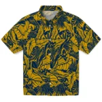 West Virginia Mountaineers Hawaiian Shirt – Monstera Layer