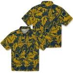 West Virginia Mountaineers Hawaiian Shirt – Monstera Layer