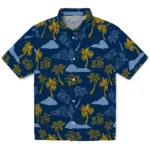 West Virginia Mountaineers Hawaiian Shirt – Palm And Clouds