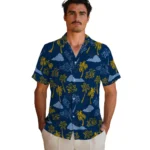 West Virginia Mountaineers Hawaiian Shirt – Palm And Clouds