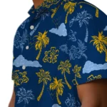West Virginia Mountaineers Hawaiian Shirt – Palm And Clouds