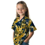 West Virginia Mountaineers Hawaiian Shirt – Palm Leaves