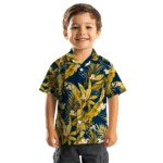 West Virginia Mountaineers Hawaiian Shirt – Palm Leaves