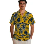 West Virginia Mountaineers Hawaiian Shirt – Palm Sunset