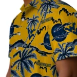 West Virginia Mountaineers Hawaiian Shirt – Palm Sunset