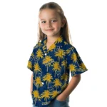 West Virginia Mountaineers Hawaiian Shirt – Palm Tree Motif