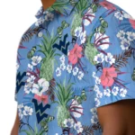 West Virginia Mountaineers Hawaiian Shirt – Pineapple Bouquet