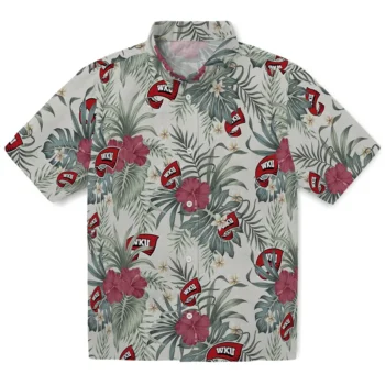 western kentucky hilltoppers hibiscus designs beige hawaiian shirts best selling