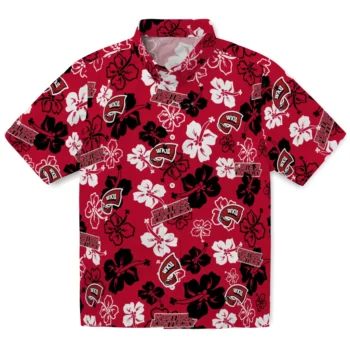 western kentucky hilltoppers hibiscus bloom red hawaiian shirts best selling
