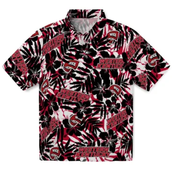 western kentucky hilltoppers hibiscus overlay hawaiian shirts best selling