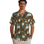 Western Michigan Broncos Hawaiian Shirt – Flamingo and Hibiscus