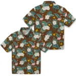 Western Michigan Broncos Hawaiian Shirt – Flamingo and Hibiscus