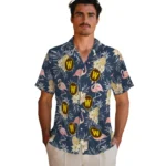 Western Michigan Broncos Hawaiian Shirt – Flamingo Hibiscus