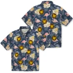 Western Michigan Broncos Hawaiian Shirt – Flamingo Hibiscus