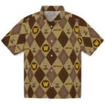 Western Michigan Broncos Hawaiian Shirt – Golfing Plaid