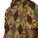 Western Michigan Broncos Hawaiian Shirt – Golfing Plaid