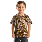 Western Michigan Broncos Hawaiian Shirt – Hibiscus Arrangement