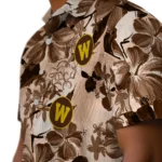 Western Michigan Broncos Hawaiian Shirt – Hibiscus Arrangement