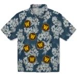 Western Michigan Broncos Hawaiian Shirt – Hibiscus Flowers