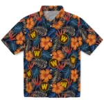 Western Michigan Broncos Hawaiian Shirt – Hibiscus Foliage