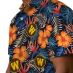 Western Michigan Broncos Hawaiian Shirt – Hibiscus Foliage