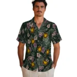 Western Michigan Broncos Hawaiian Shirt – Hibiscus Leaves Pattern