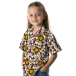 Western Michigan Broncos Hawaiian Shirt – Hibiscus Motif