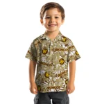 Western Michigan Broncos Hawaiian Shirt – Hibiscus Overlay