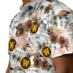 Western Michigan Broncos Hawaiian Shirt – Hibiscus Seaside