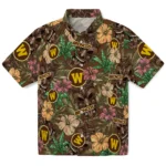 Western Michigan Broncos Hawaiian Shirt – Hibiscus Tiki Jungle