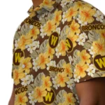 Western Michigan Broncos Hawaiian Shirt – Hibiscus Tropics