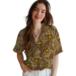 Western Michigan Broncos Hawaiian Shirt – Monstera Layer
