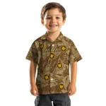 Western Michigan Broncos Hawaiian Shirt – Monstera Layer