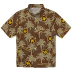 Western Michigan Broncos Hawaiian Shirt – Palm Tree Motif