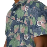 Winnipeg Jets Hawaiian Shirt – Anthurium Overlay