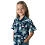 Winnipeg Jets Hawaiian Shirt – Flamingo and Hibiscus
