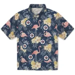 Winnipeg Jets Hawaiian Shirt – Flamingo Hibiscus