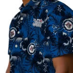 Winnipeg Jets Hawaiian Shirt – Hibiscus Exotic