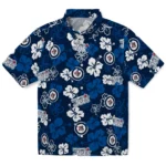 Winnipeg Jets Hawaiian Shirt – Hibiscus Flower Design