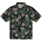 Winnipeg Jets Hawaiian Shirt – Hibiscus Leaves Pattern