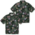 Winnipeg Jets Hawaiian Shirt – Hibiscus Leaves Pattern