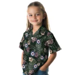 Winnipeg Jets Hawaiian Shirt – Hibiscus Leaves Pattern