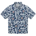 Winnipeg Jets Hawaiian Shirt – Hibiscus Motif