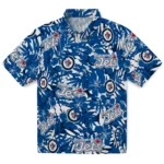 Winnipeg Jets Hawaiian Shirt – Hibiscus Overlay