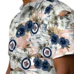 Winnipeg Jets Hawaiian Shirt – Hibiscus Seaside