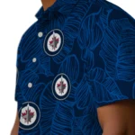 Winnipeg Jets Hawaiian Shirt – Leaf Outline