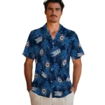 Winnipeg Jets Hawaiian Shirt – Palm Tree Motif