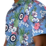 Winnipeg Jets Hawaiian Shirt – Pineapple Bouquet